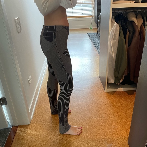 Anna Scott Cotton Leggings with geometric design size: S - Picture 2 of 8